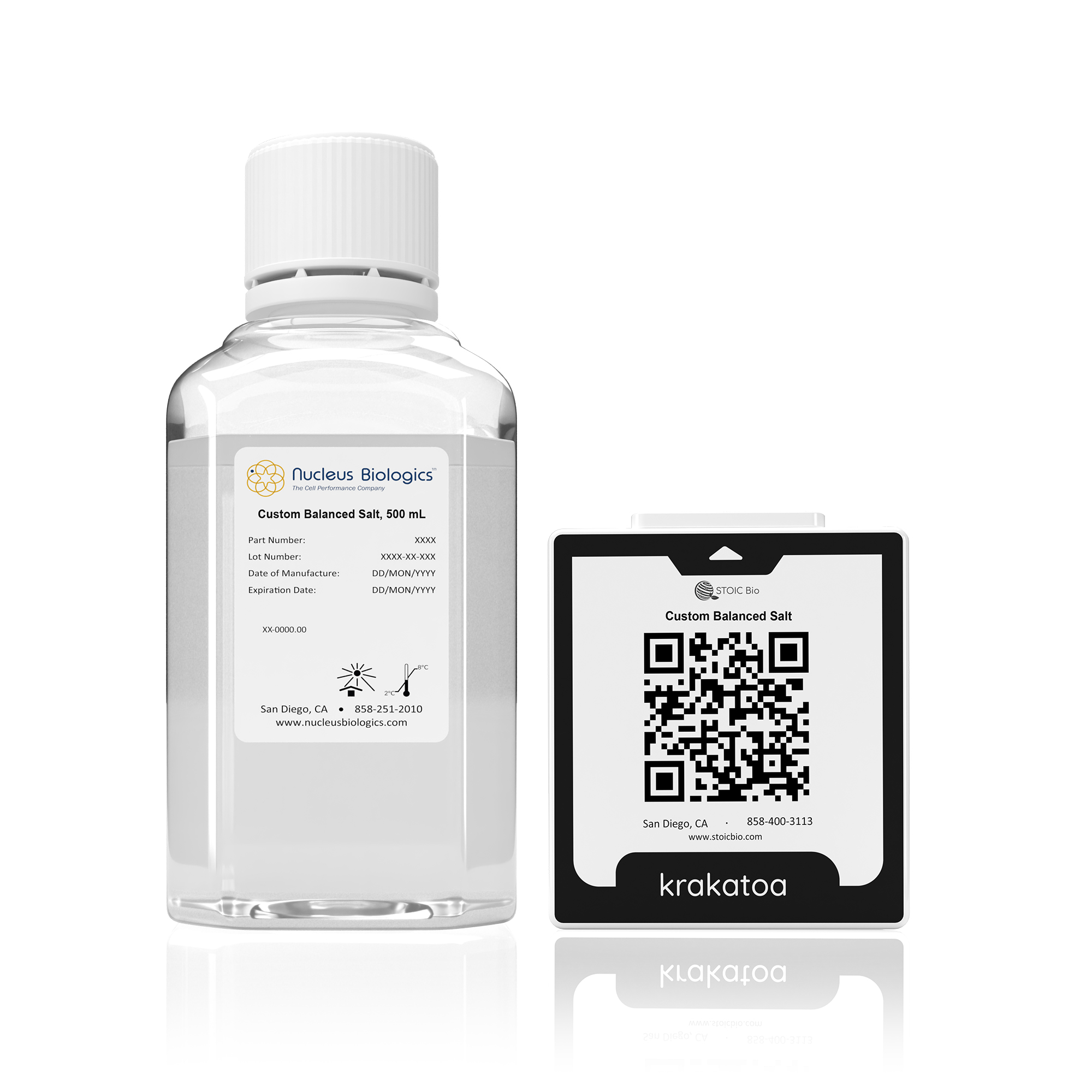 Image of media in bottle