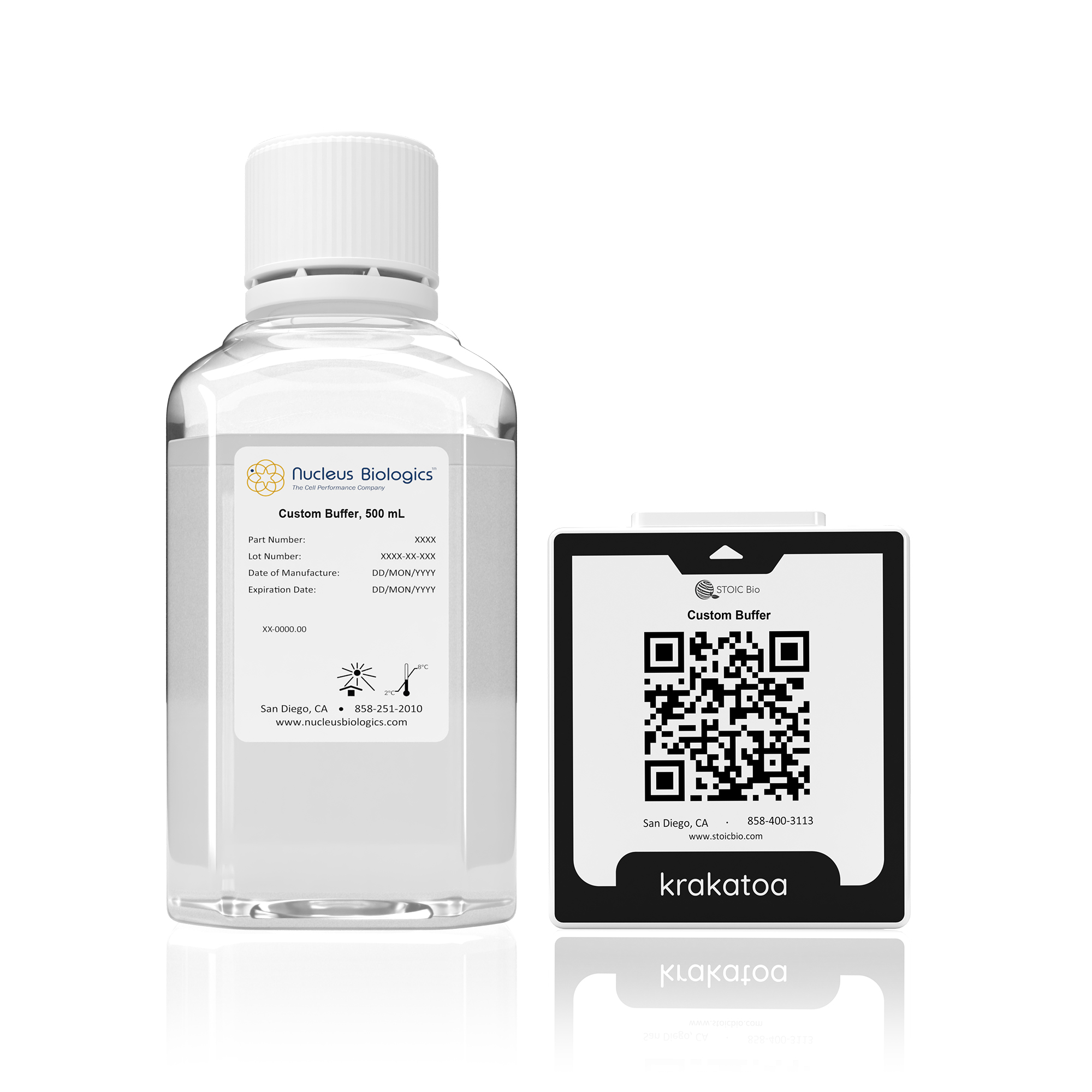 Image of media in bottle